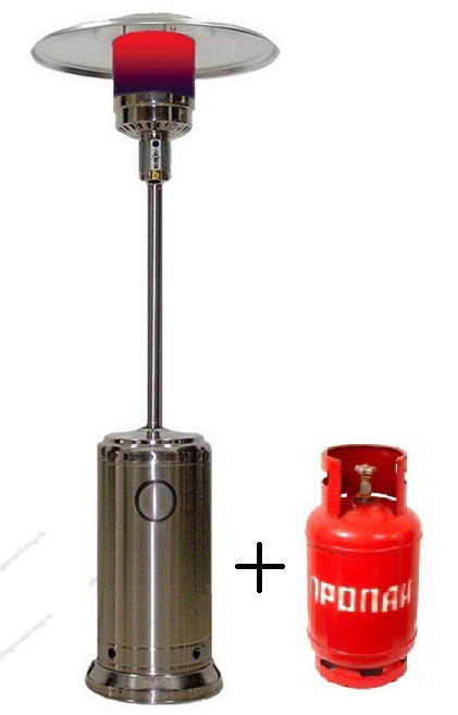 Газовый обогреватель Aesto А-02 комплект Газовый обогреватель формы "зонт" для загородного дома
